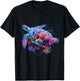 Sea Turtle Hawaiian Surfer Scuba Diving Scuba Diver T-Shirt - T-Shirt | Black