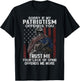 Sorry If My Patriotism Offends You, Veteran Atriotism T-Shirt - T-Shirt | Black