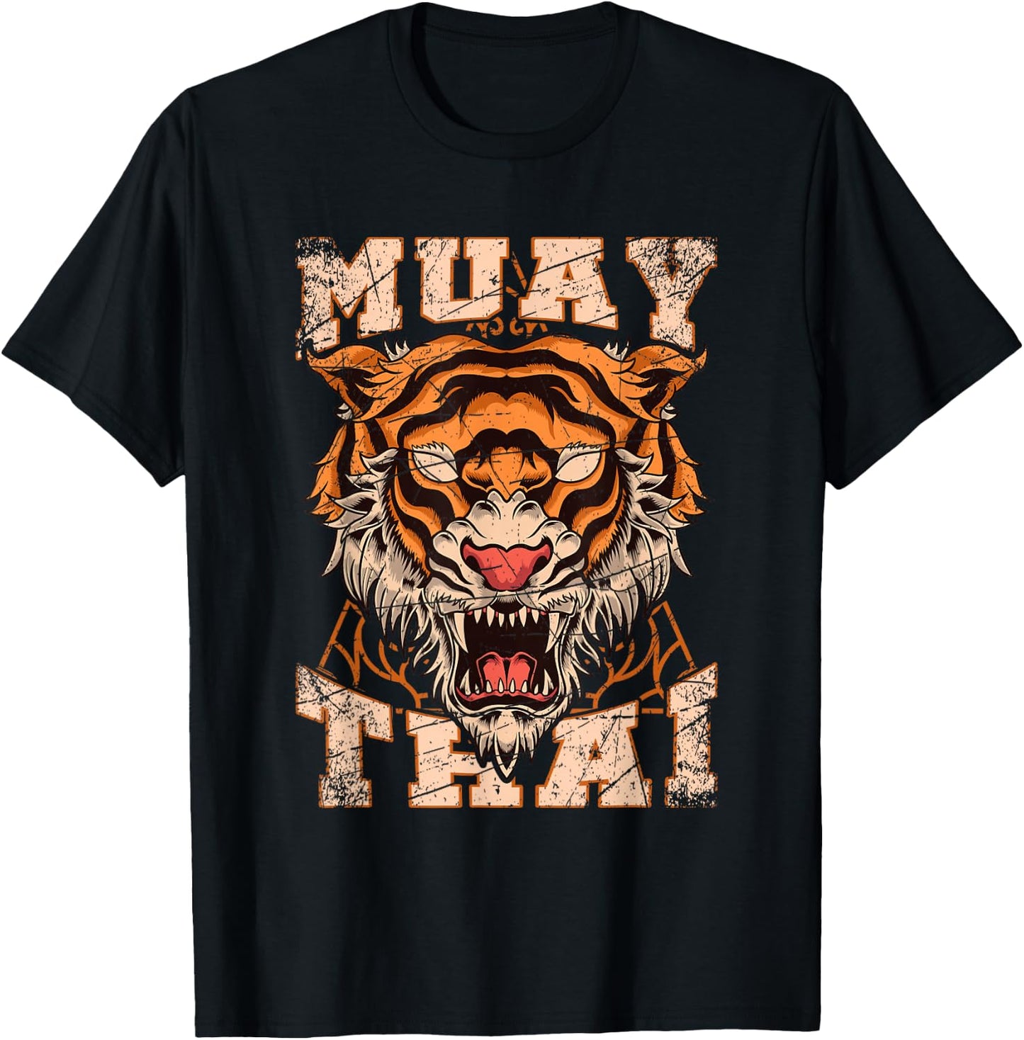 Tiger Asia Ninja Gift Muay Thai T-Shirt - T-Shirt | Black