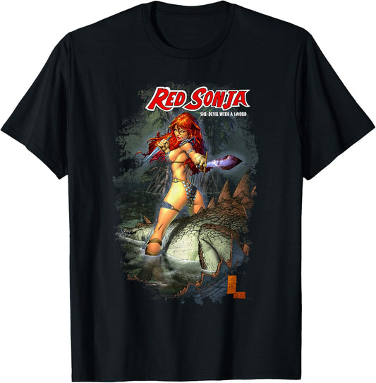 Mark Silvestri Comic Cover She-Devil Warrior Woman T-Shirt - T-Shirt | Black