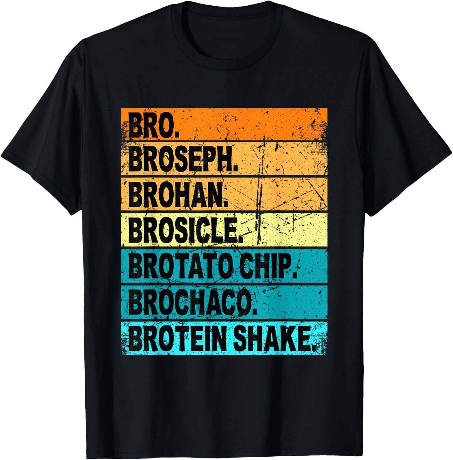 Bro Broseph Broham Shirt Dude Bruh Bro Gym Outfit Stuff T-Shirt - T-Shirt | Black