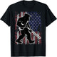 Patriotic Bigfoot 2nd Amendment Right to Bear Arms Gun T-Shirt - T-Shirt | Black