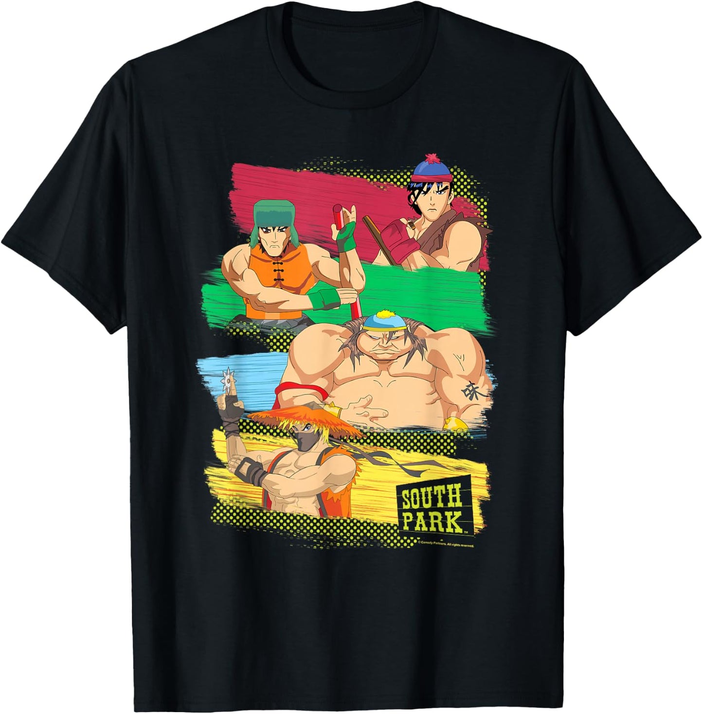 South Park South Park Anime T-Shirt - T-Shirt | Black
