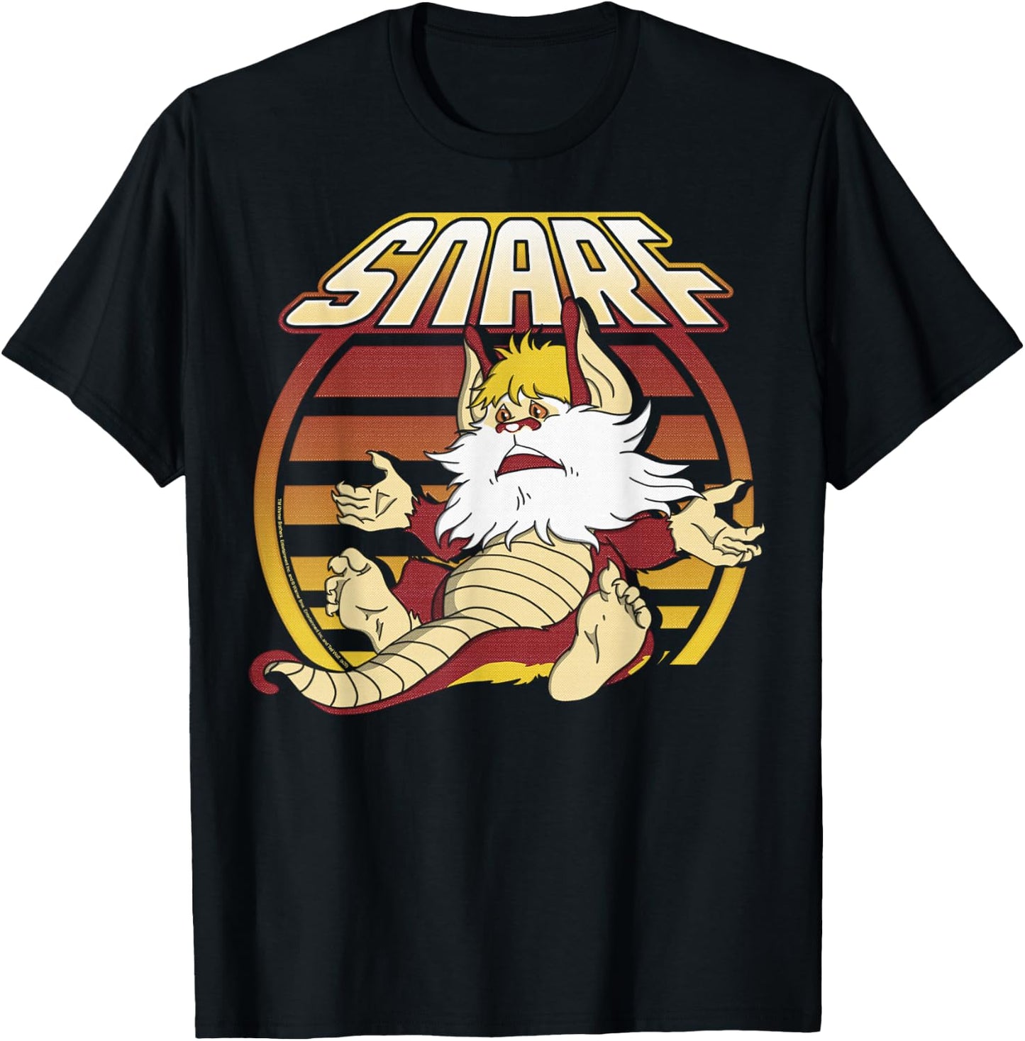 ThunderCats Snarf Retro Sunset Portrait T-Shirt - T-Shirt | Black
