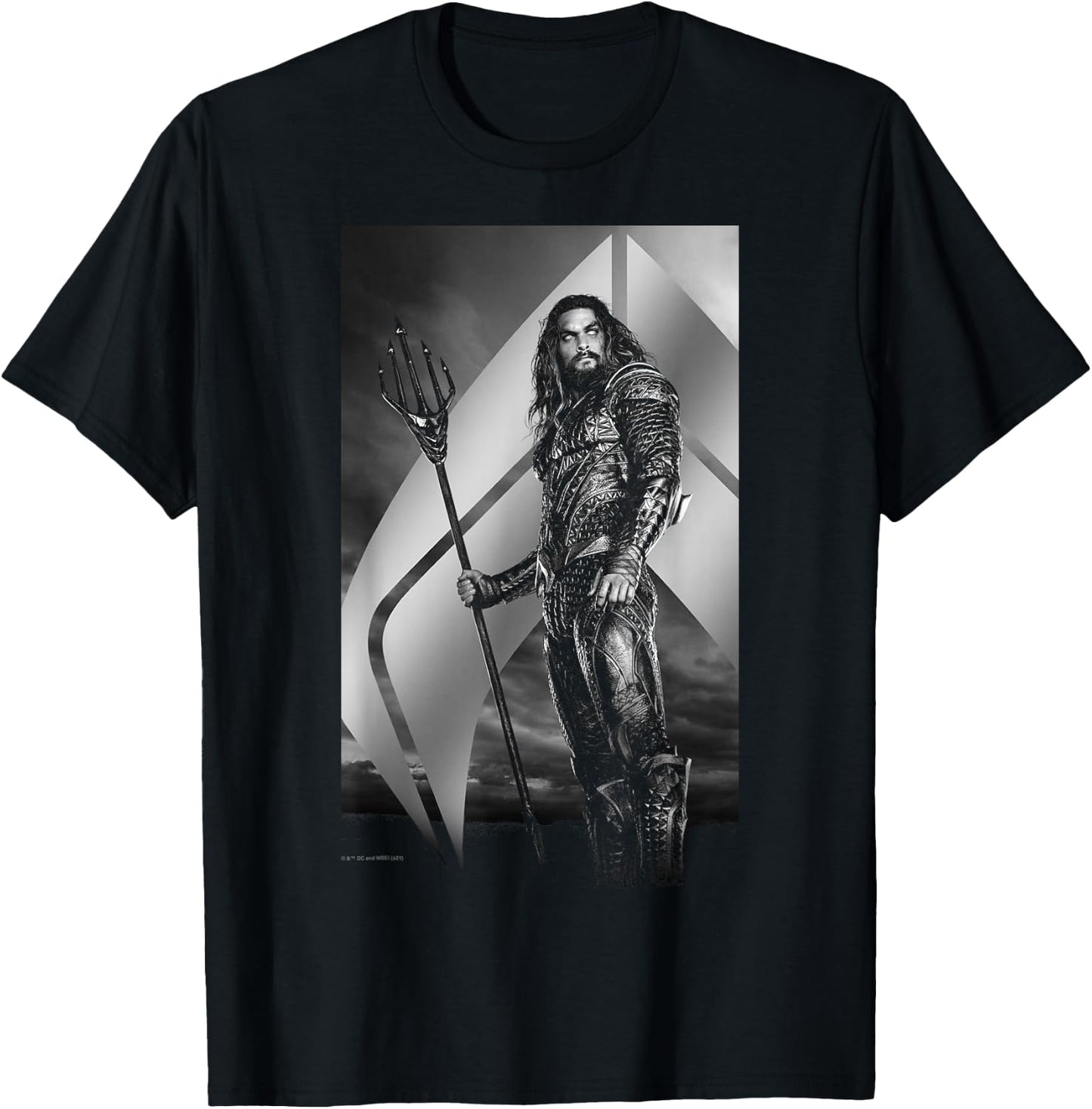 DC Comics Justice League Snyder Cut Aquaman Poster T-Shirt - T-Shirt | Black