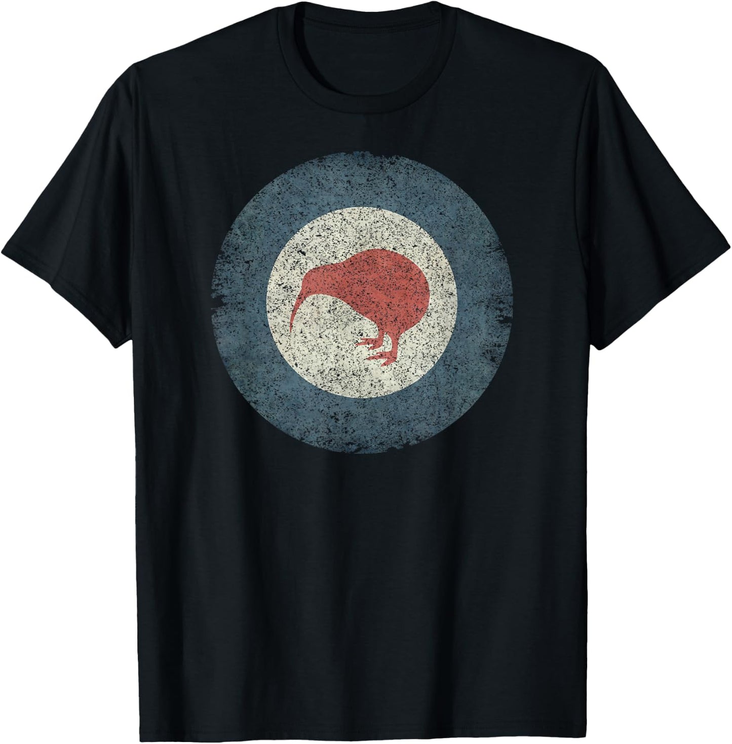 Air force Roundel of New Zealand distressed T-Shirt - T-Shirt | Black