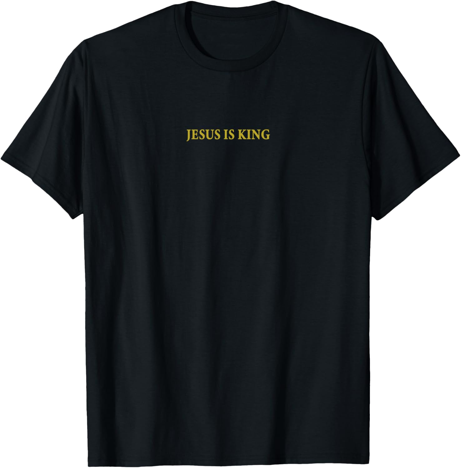 Jesus is King Christian T-Shirt - T-Shirt | Black