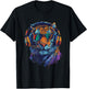 DJ Tiger Music Headphones Music Producer House Beatmaker T-Shirt - T-Shirt | Black