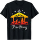 True Story Christmas Jesus Nativity gift, Christian gift T-Shirt - T-Shirt | Black