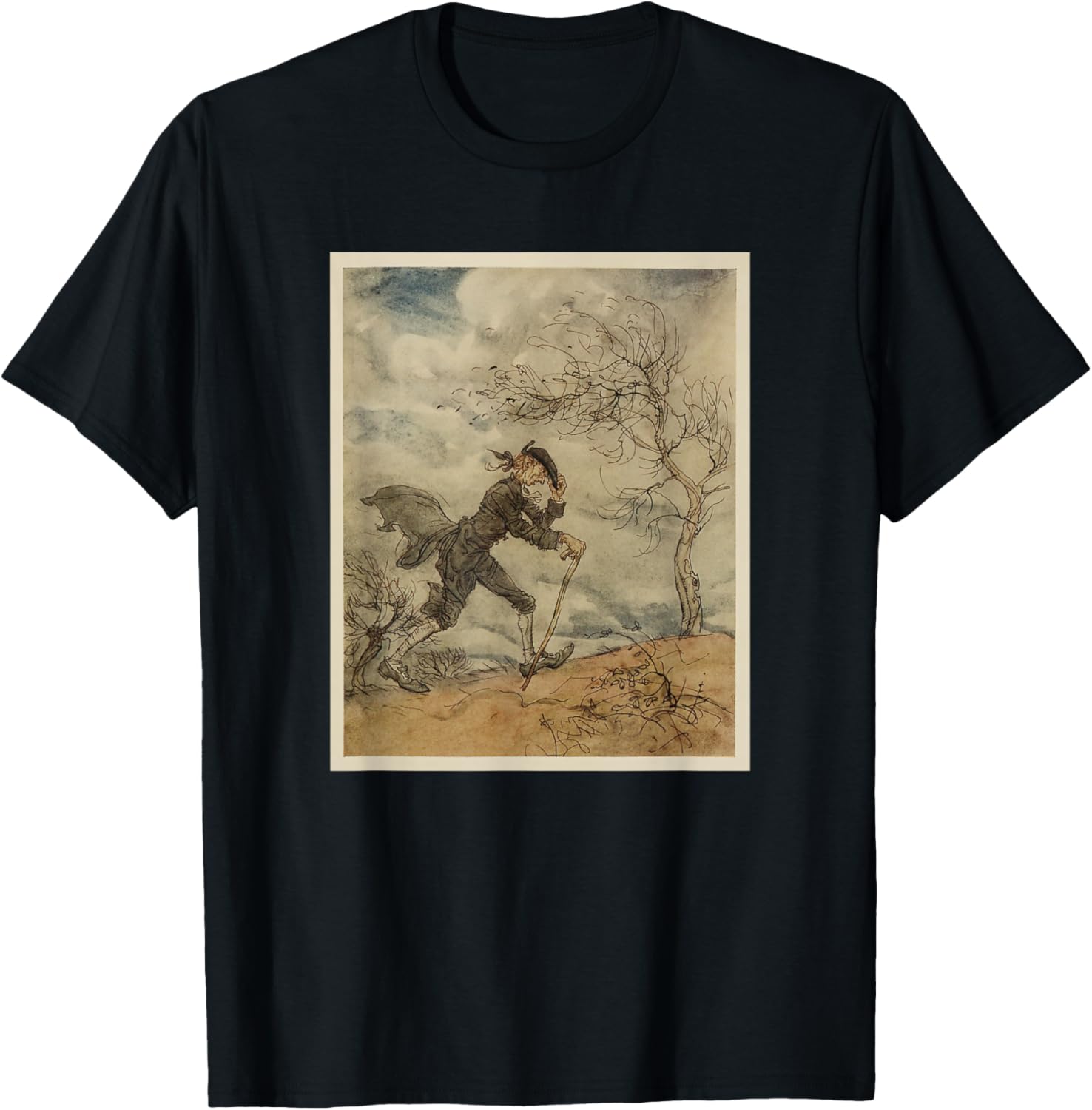 Icabod Crane - Legend of Sleepy Hollow T-Shirt - T-Shirt | Black