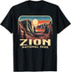 Zion National Park , Small, Blue T-Shirt - T-Shirt | Black