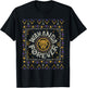 Marvel Black Panther Wakanda Forever Holiday Sweater T-Shirt - T-Shirt | Black