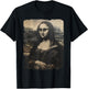 Scary Mona Lisa Creepy Halloween Portrait Men Women T-Shirt - T-Shirt | Black