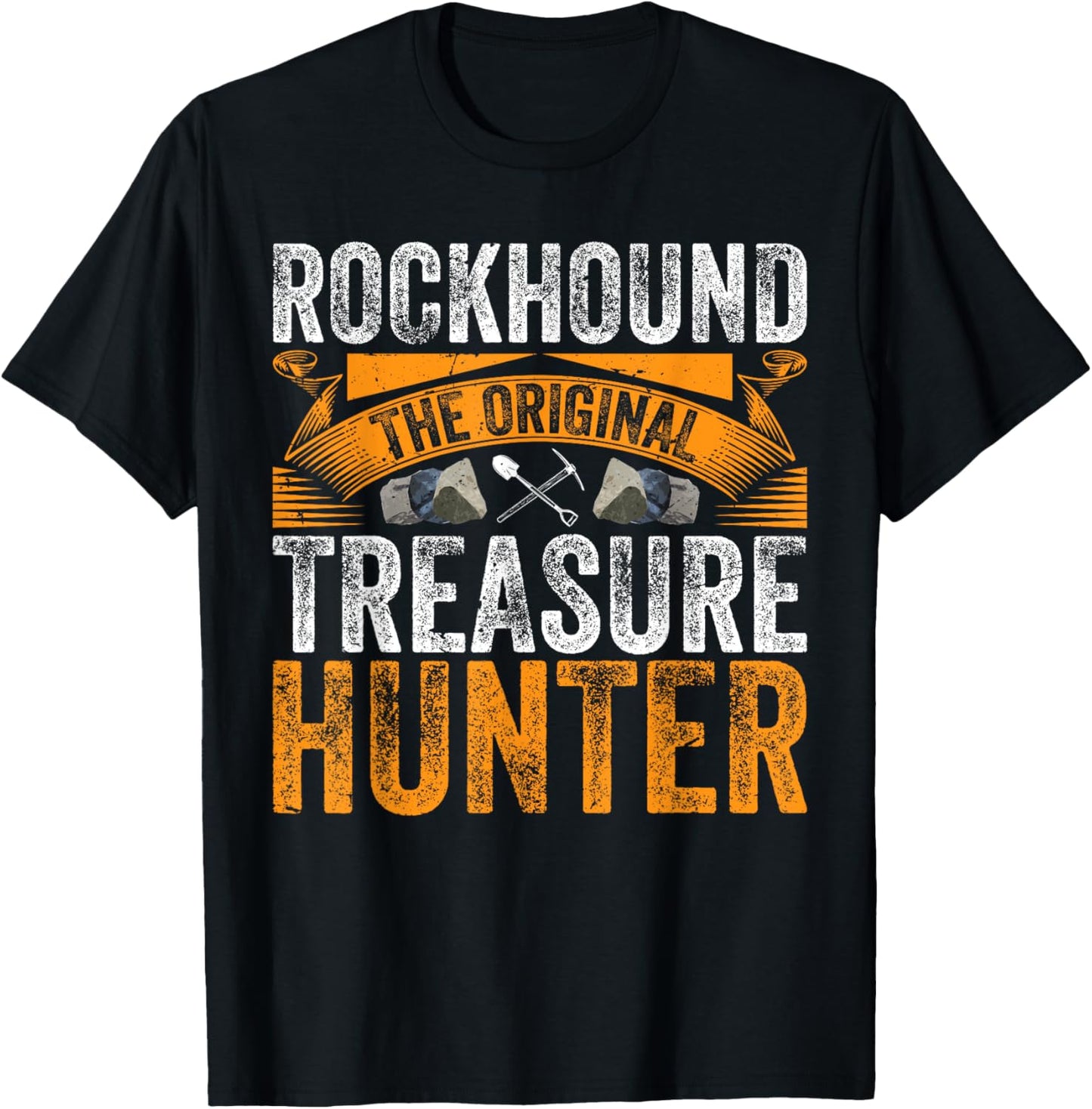Rockhound Treasure Hunter T-Shirt - T-Shirt | Black