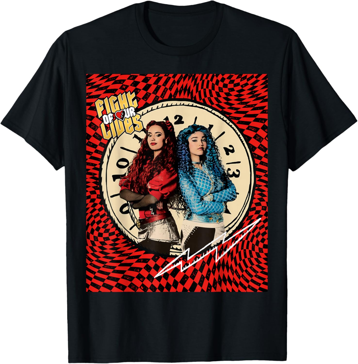 Disney Descendants 4: The Rise of Red Fight of Our Lives T-Shirt - T-Shirt | Black