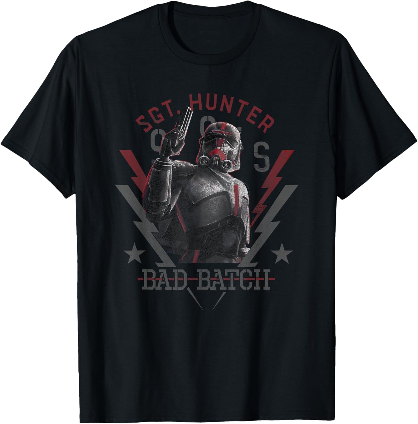 Star Wars: The Bad Batch Sgt. Hunter Army Crate T-Shirt - T-Shirt | Black