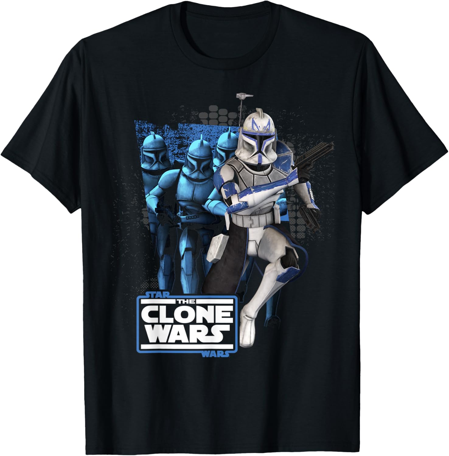 Star Wars: The Clone Wars Clone Captain Rex Mashup T-Shirt - T-Shirt | Black