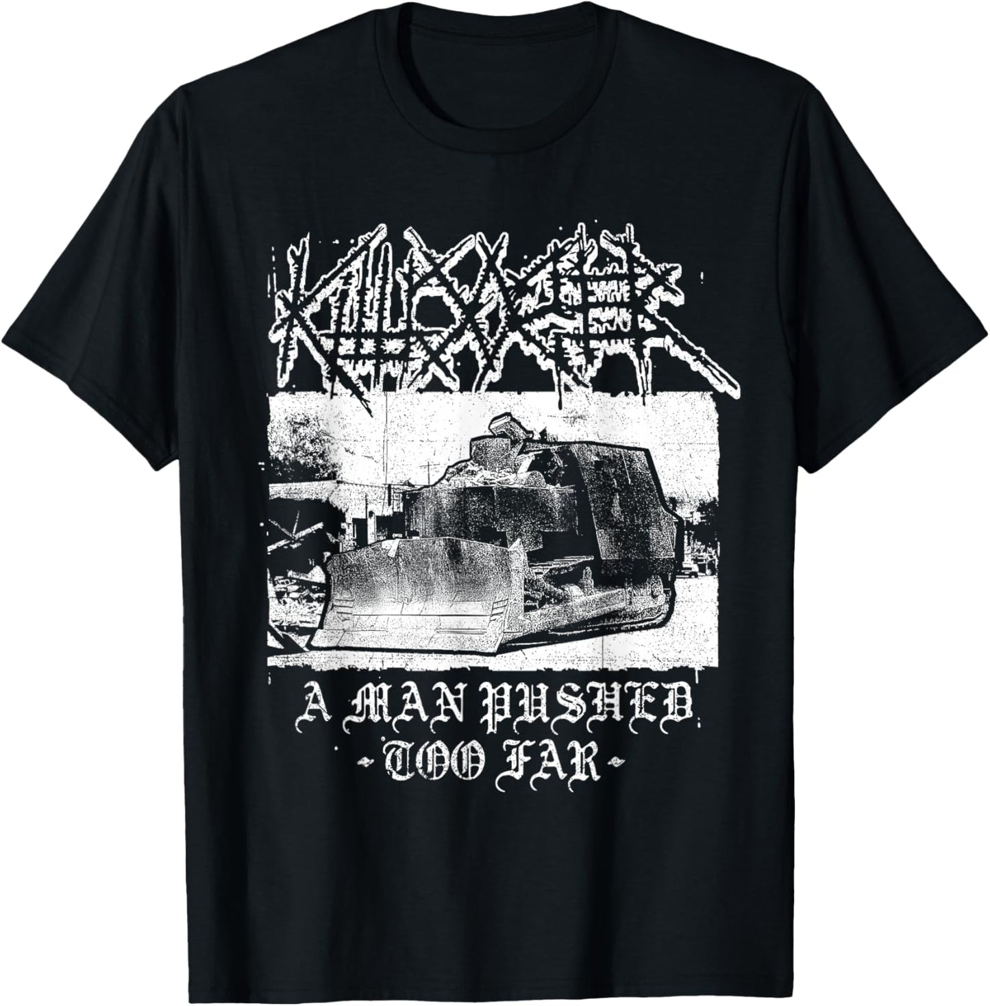 Killdozer Metal A Man Pushed Too Far Vintage Women T-Shirt - T-Shirt | Black