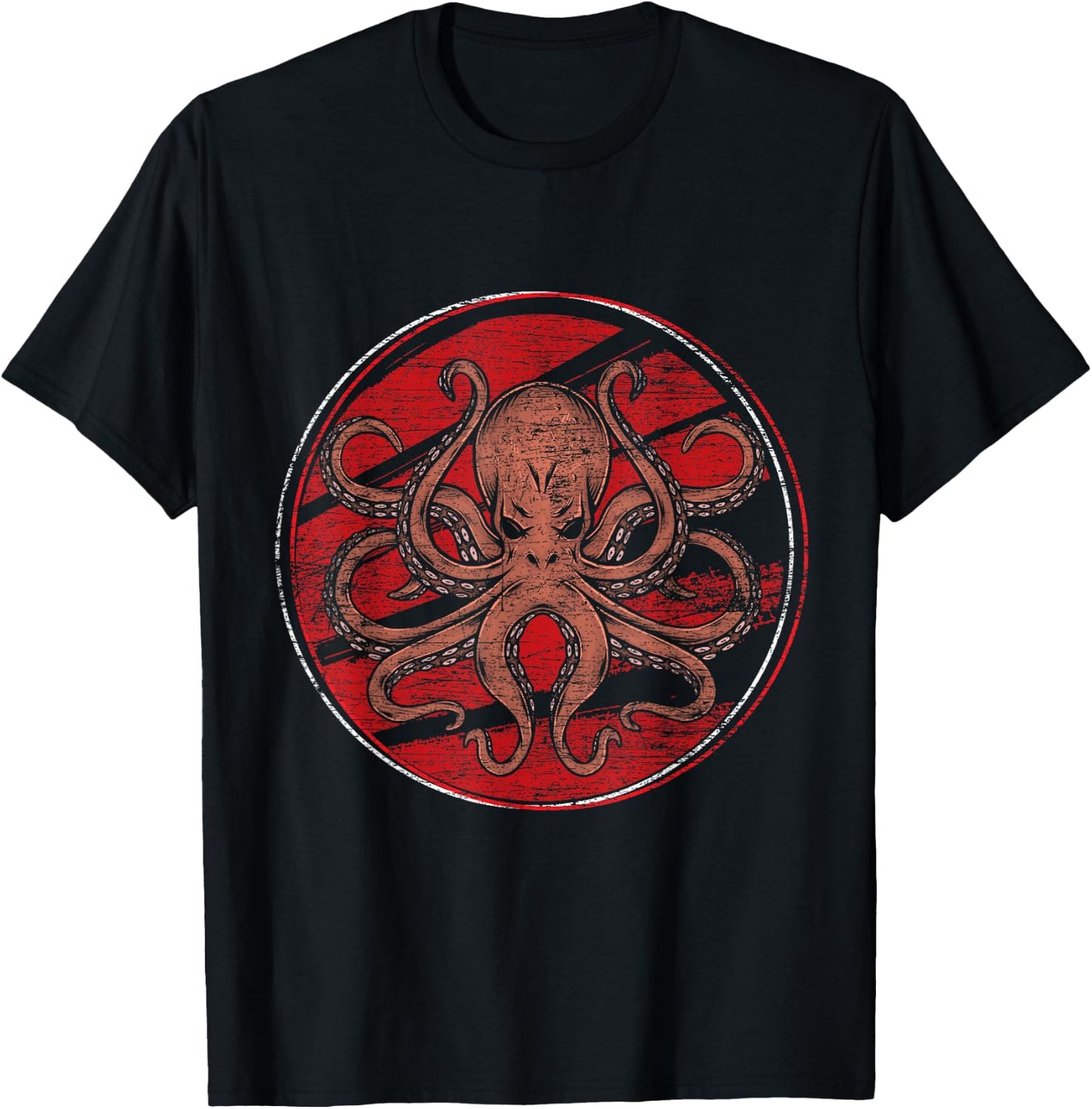 Sea creatures gift ocean octopus T-Shirt - T-Shirt | Black