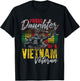 Proud Daughter Of A Vietnam Veteran T-Shirt - T-Shirt | Black