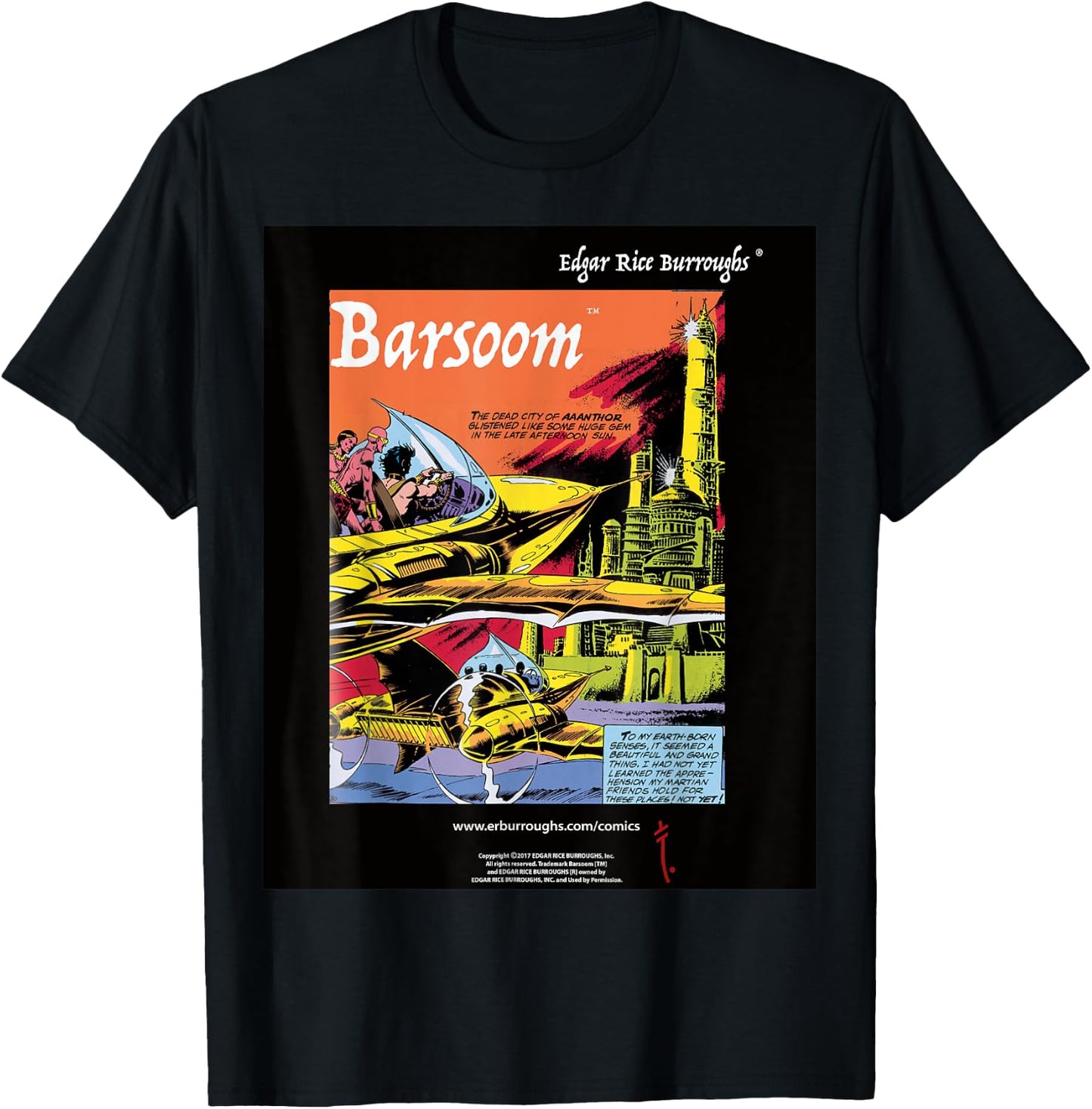 Barsoom T-Shirt - T-Shirt | Black