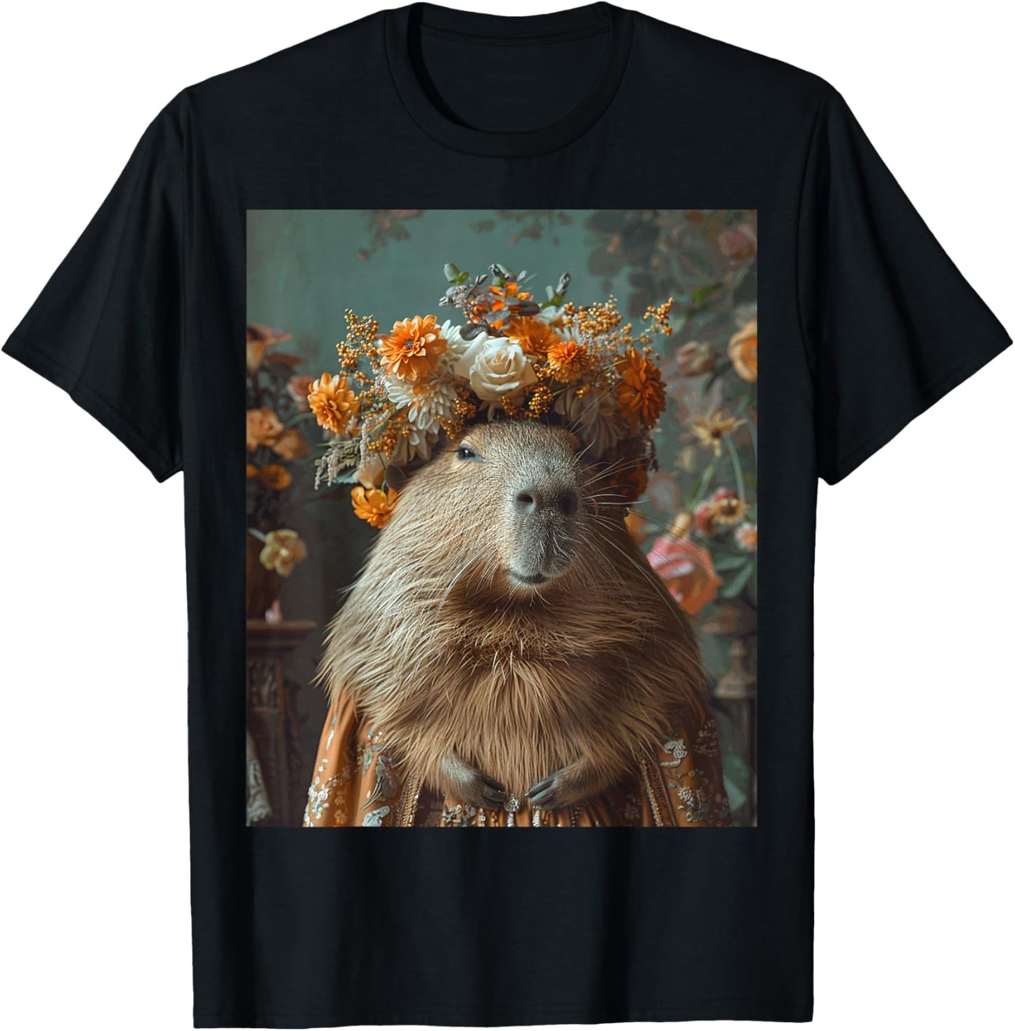 Funny Graphic Capybara T-Shirt - T-Shirt | Black