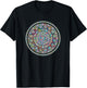 Psychedelic Love Mandala Heart Chakra T-Shirt - T-Shirt | Black