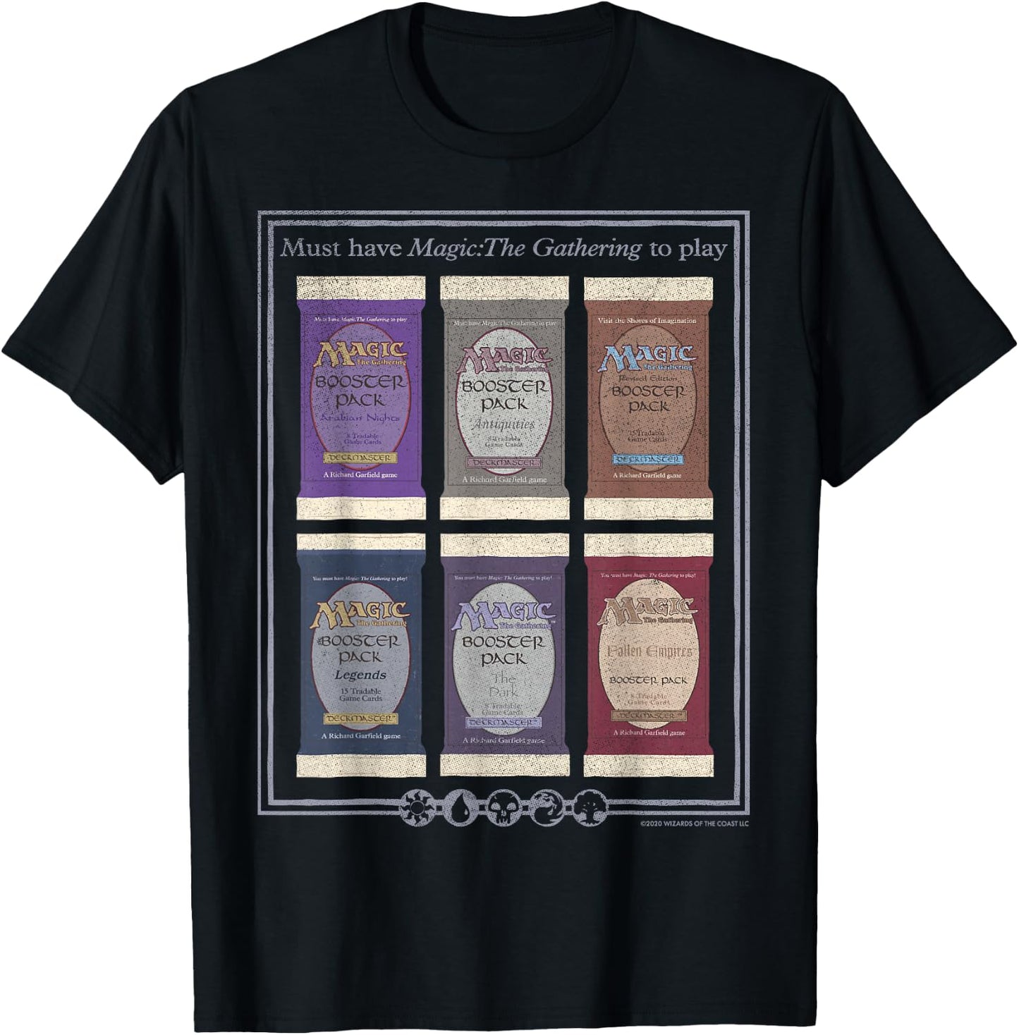 Magic: The Gathering Card Packs T-Shirt - T-Shirt | Black