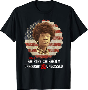 Shirley Chisholm T-Shirt - T-Shirt | Black