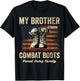 My Brother Wears Combat Boots Proud Army Family T-Shirt - T-Shirt | Black