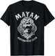 Mayan Motorcycle Vintage - Skull Anarchy T-Shirt - T-Shirt | Black