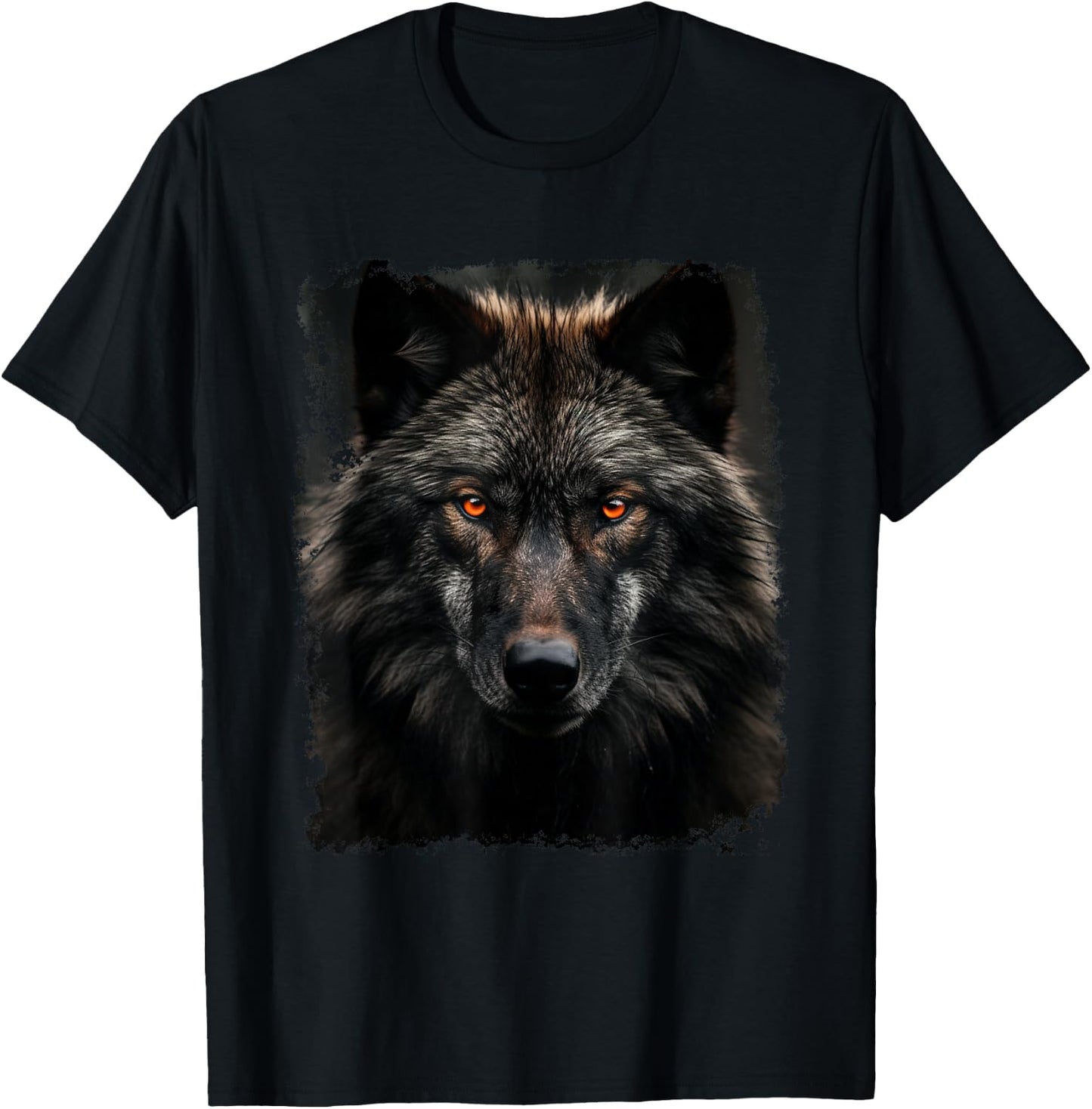 Noah&Friends Black Wolf T-Shirt - T-Shirt | Black