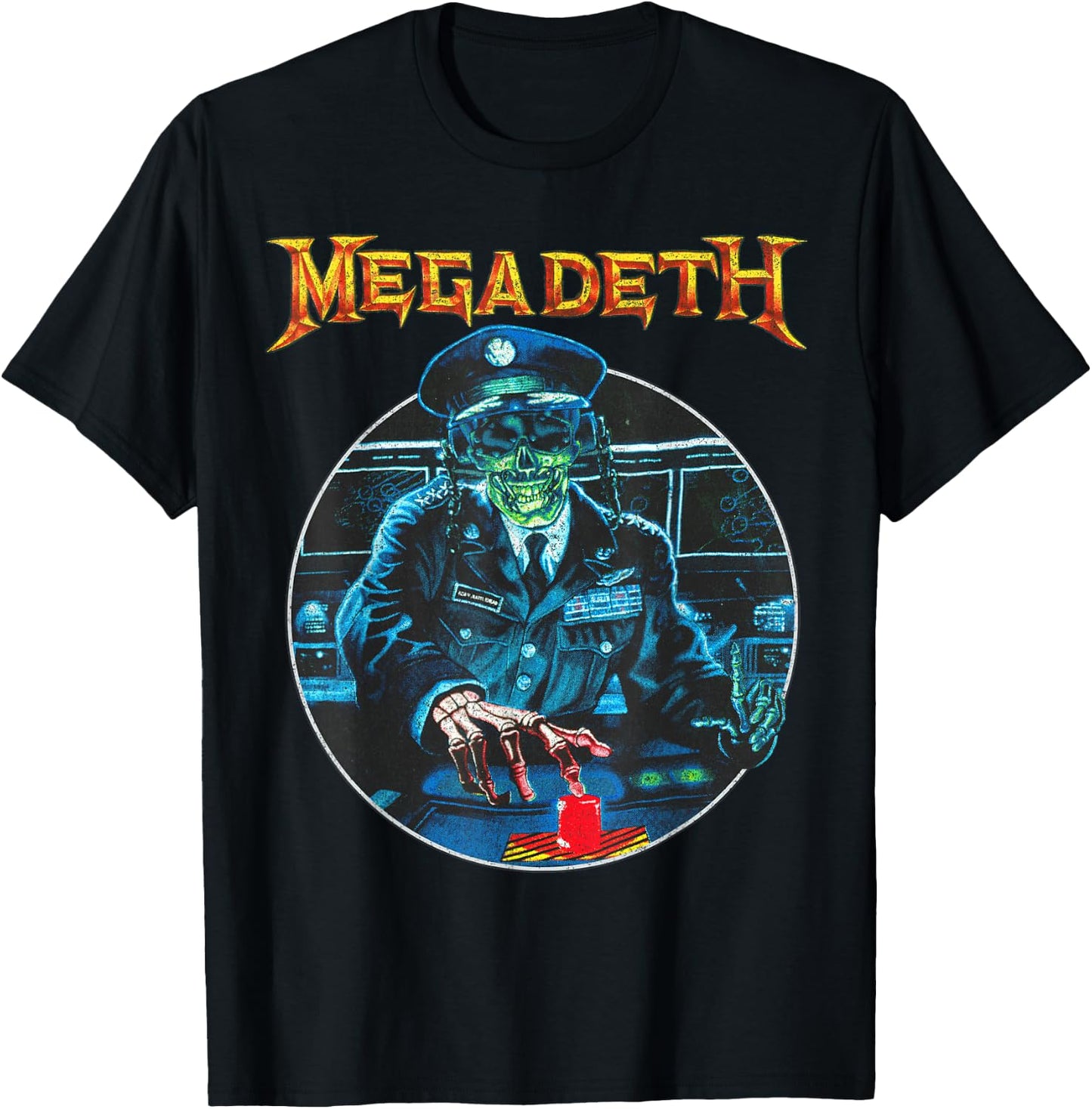 Megadeth - Vintage General Vic T-Shirt - T-Shirt | Black