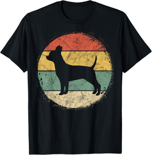 Circular Retro Chihuahua Owner Gift Chi-chi Parents Dog Mom Men Women Girls Kids T-Shirt - T-Shirt | Black