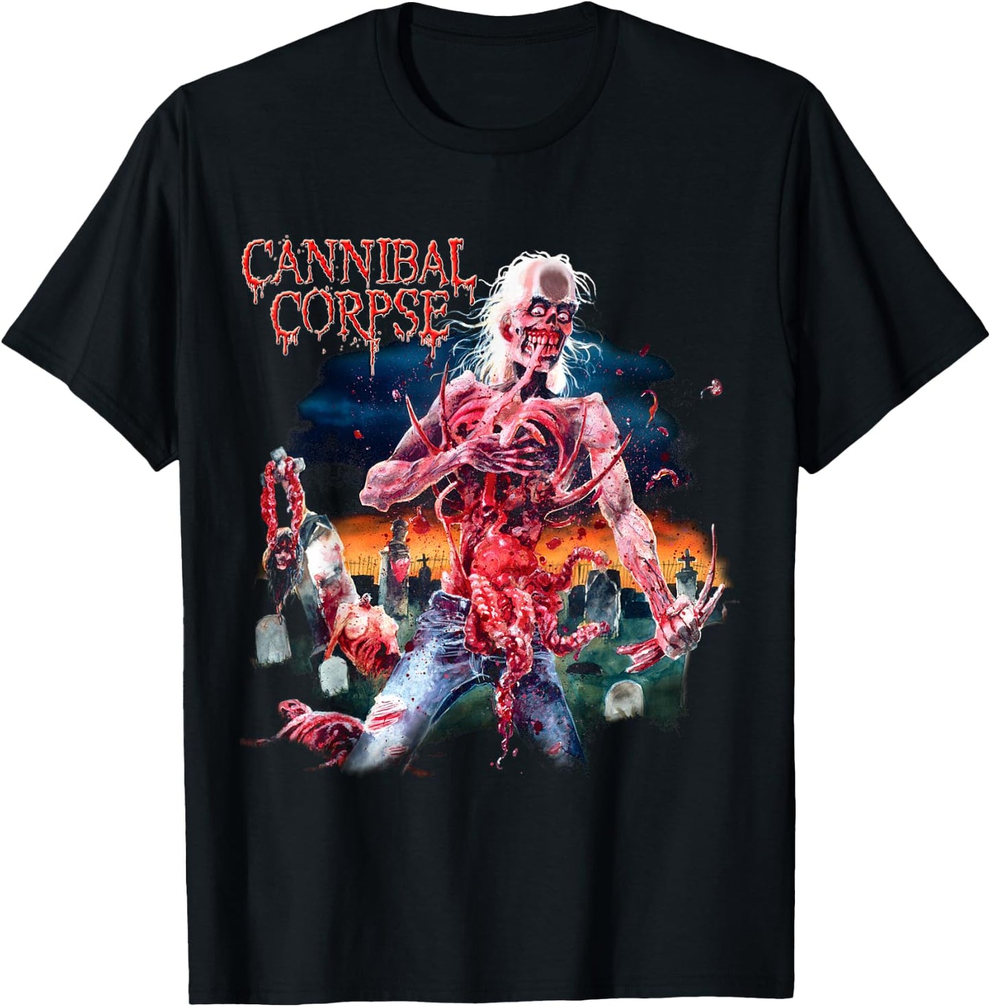 Cannibal Corpse - Official Merchandise - Eaten Back to Life T-Shirt - T-Shirt | Black