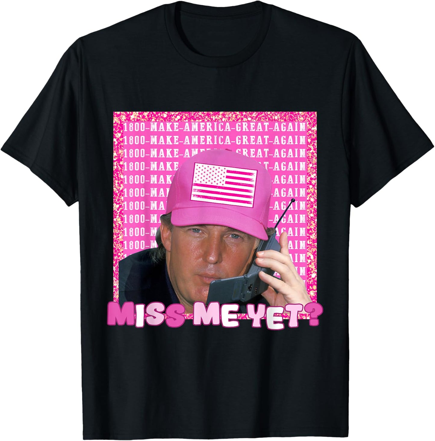 Donald Trump 2024 Election Shirt - Miss Me Yet T-Shirt - T-Shirt | Black