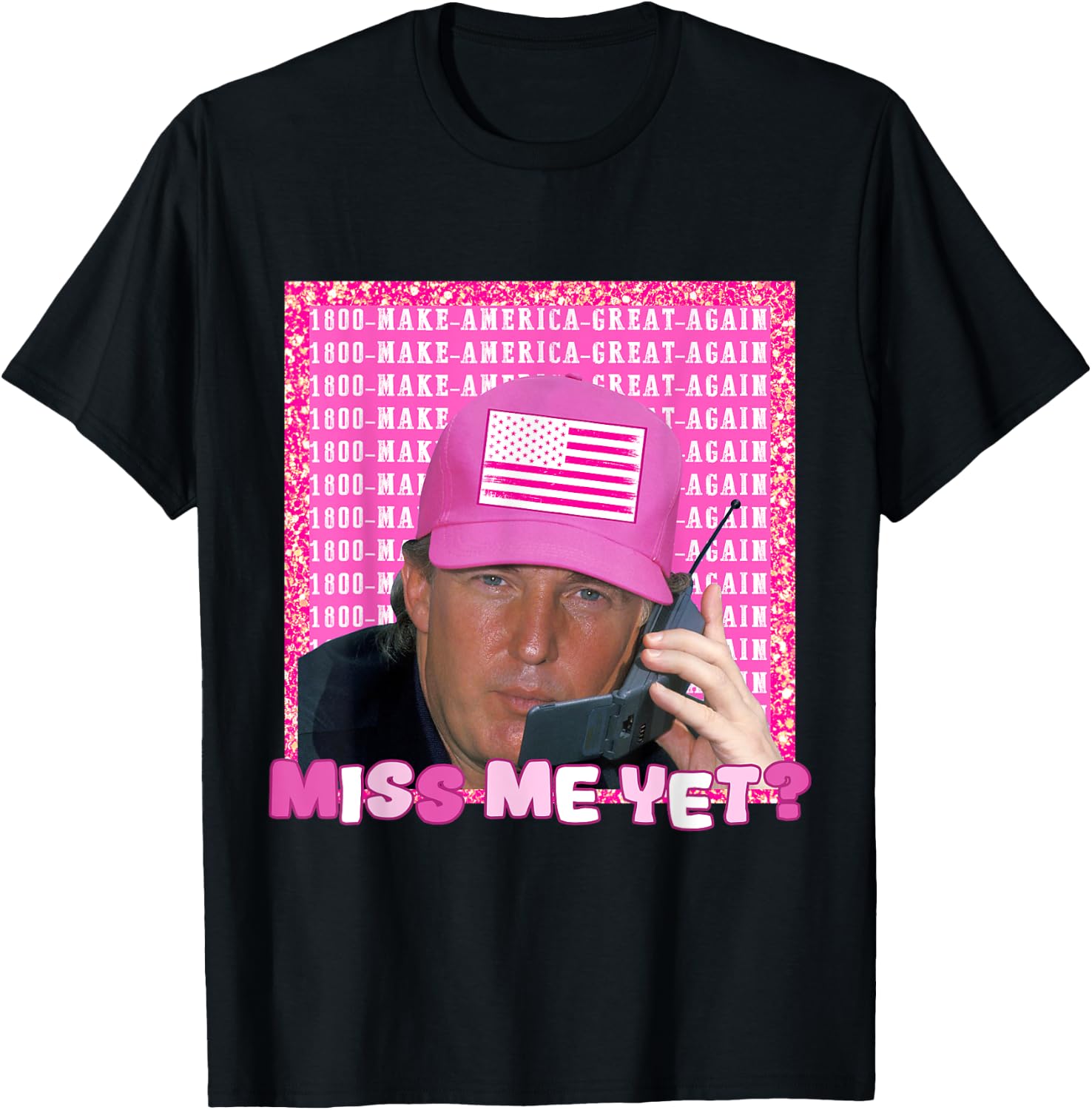 Donald Trump 2024 Election Shirt - Miss Me Yet T-Shirt - T-Shirt | Black