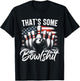 That's Some Bowlshit Vintage Funny USA FLag Bowling Bowler T-Shirt - T-Shirt | Black