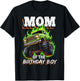 Mom of the Birthday Boy Monster Truck Birthday Novelty T-Shirt - T-Shirt | Black
