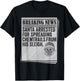 Conspiracy Meme - Santa Arrested Spread Chemtrails Christmas T-Shirt - T-Shirt | Black