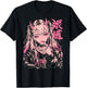 Goth Grunge Demon Anime Girl Waifu Horror Alt Aesthetic T-Shirt - T-Shirt | Black
