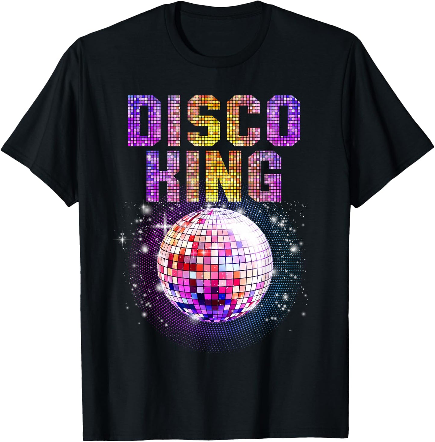 Best Disco Art Boys Groovy Dance Music Disco Lover T-Shirt - T-Shirt | Black