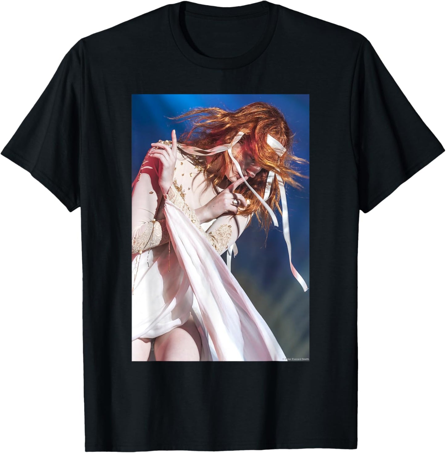 Florence Welch Colour By Everard Smith T-Shirt - T-Shirt | Black