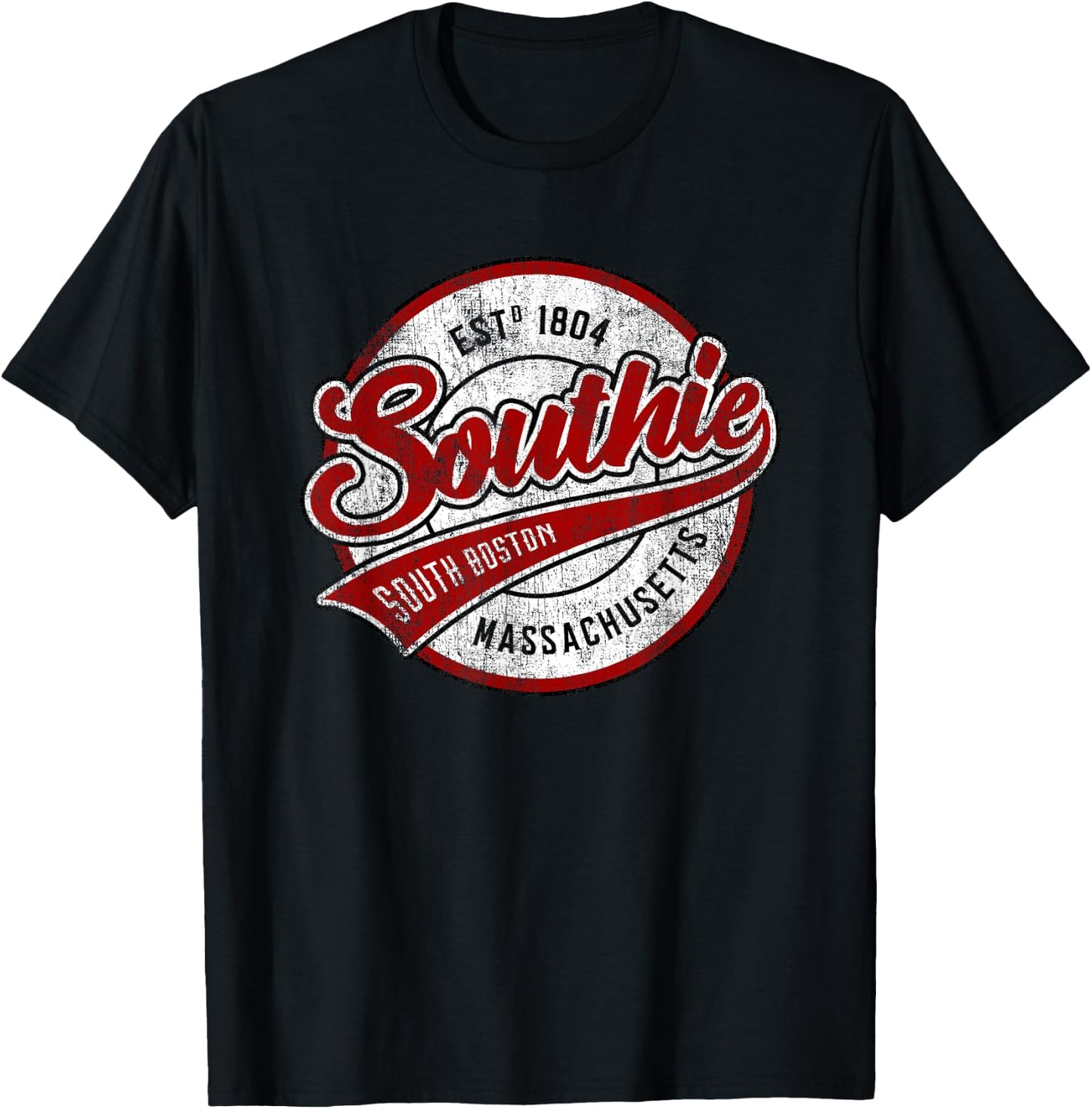 Southie Boston Massachusetts Irish South Boston Boxing T-Shirt - T-Shirt | Black