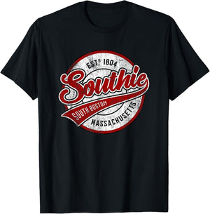 Southie Boston Massachusetts Irish South Boston Boxing T-Shirt - T-Shirt | Black