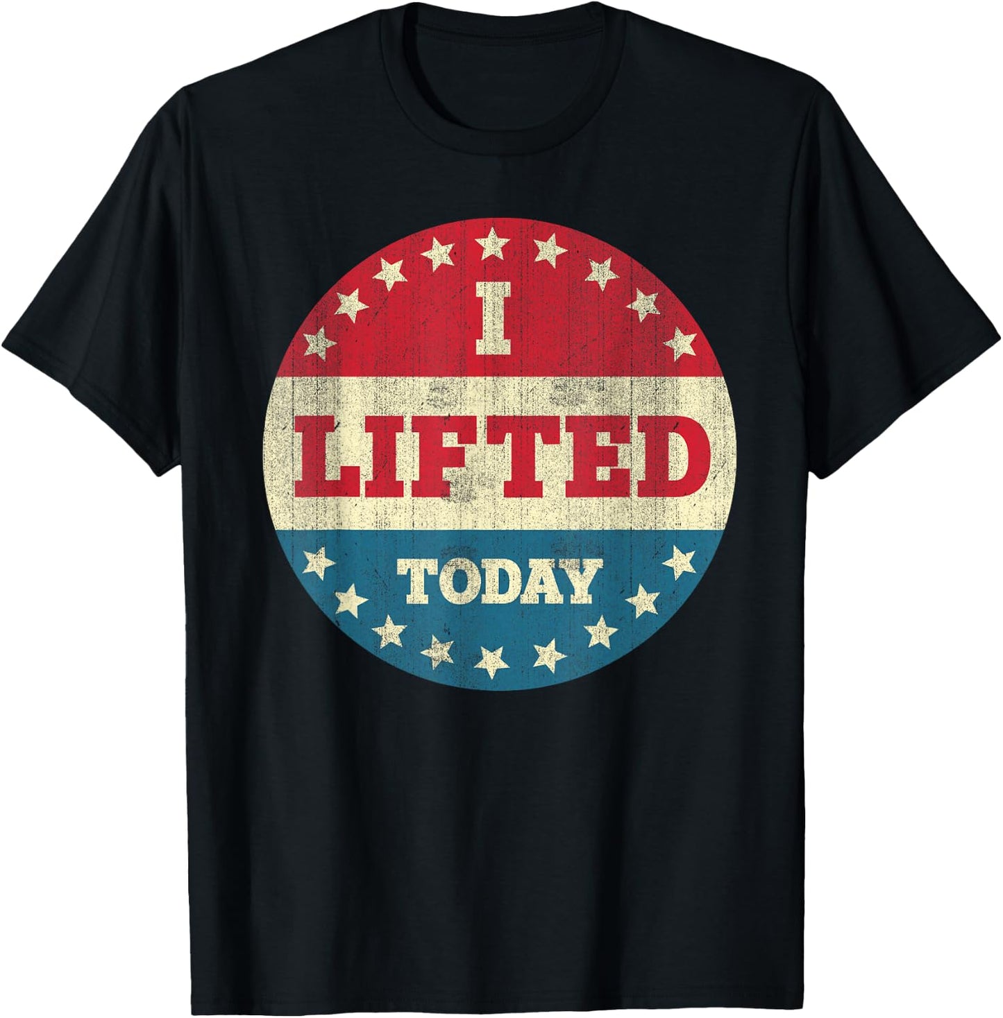 I Lifted Today Weightlifting Fitness Gym T-Shirt - T-Shirt | Black