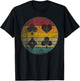 Poker Cards Game Vintage Retro Style Distressed Men Women T-Shirt - T-Shirt | Black
