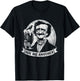 Poe Me Another Distressed Edgar Allan Poe Drinking Beer T-Shirt - T-Shirt | Black