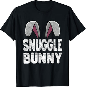 Snuggle Bunny Easter Bunny Ears for Easter Day T-Shirt - T-Shirt | Black