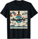 B29 Superfortress WW2 Warplane Airplane Infographics T-Shirt - T-Shirt | Black